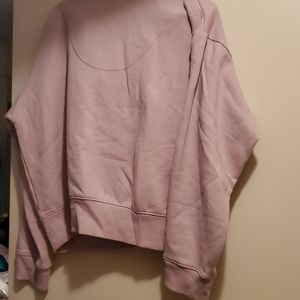 Crop 3/4 pink sweatshirt